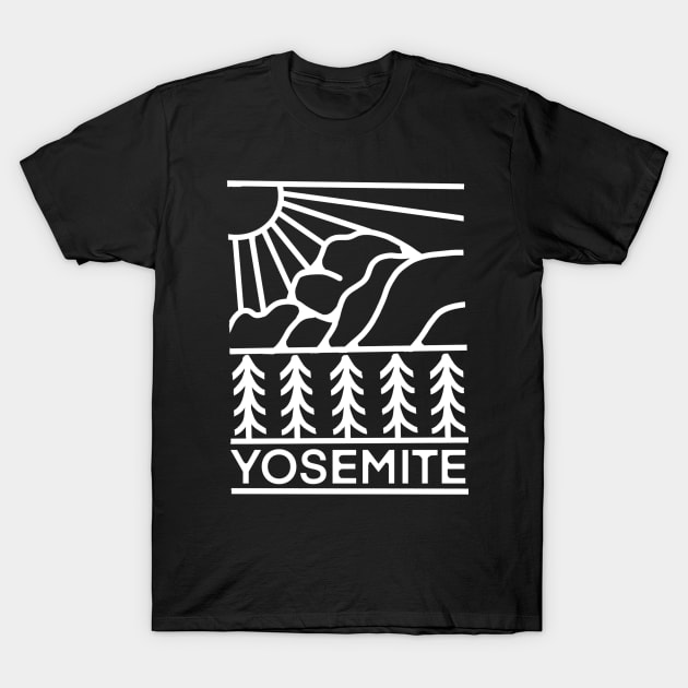 Yosemite National Park T-Shirt by Skilline